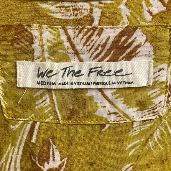 *SOLD* We The Free Free People It’s A Vibe 100% Viscose Oversized Top Size Med - Picture 4 of 6